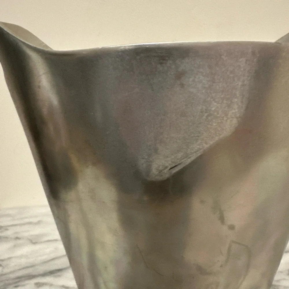 Pottery Barn Barons Silver Ice Bucket wine chiller
